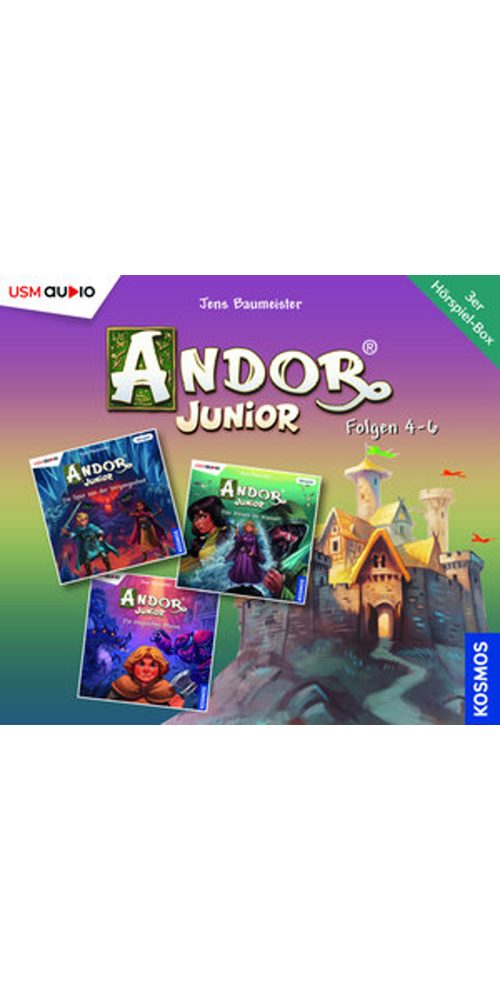 United Soft Media Hörbuch Die große Andor Junior Hörbox Folgen 4-6 (3 Audio CDs), (1-St)