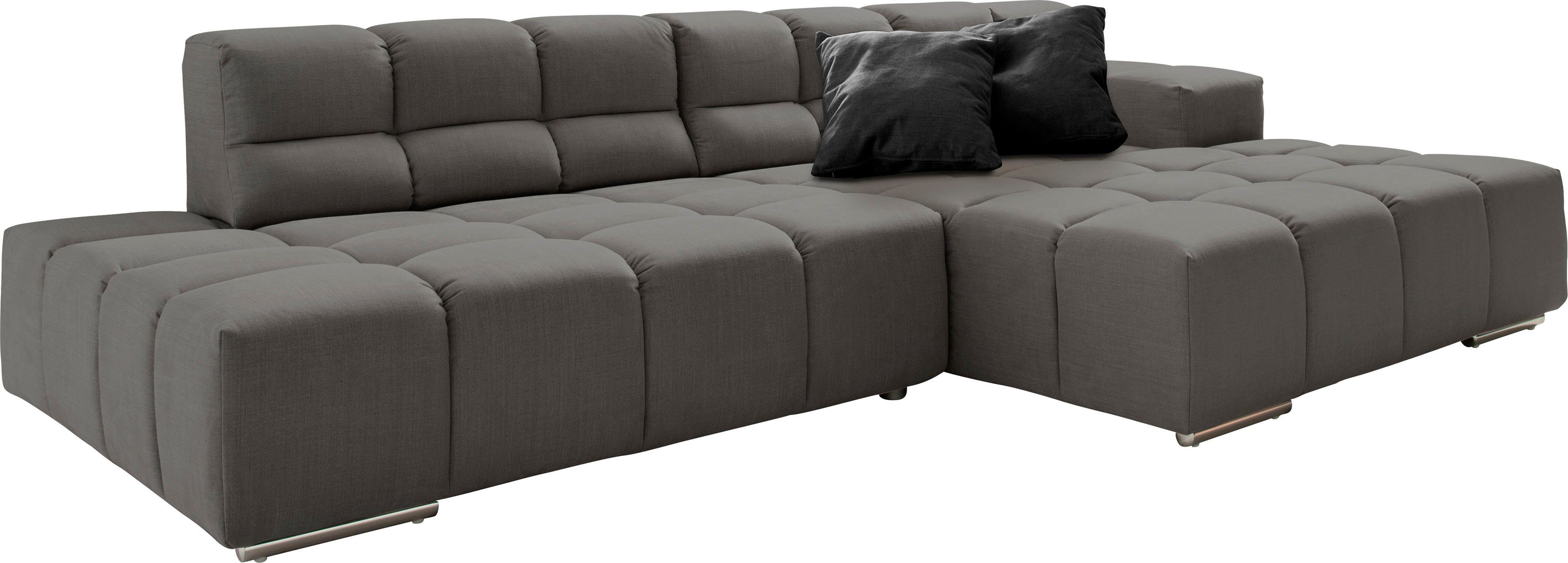 designwerk Ecksofa "Temple L-Form, tolles Designsofa", mit Sitztiefenverste günstig online kaufen