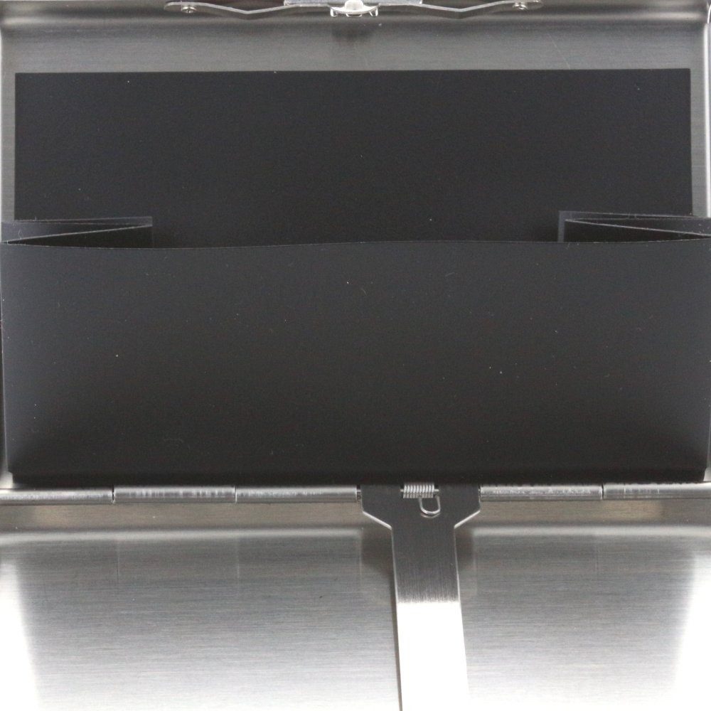 XiRRiX Kartenetui RFID Kartenetui Silber mit Geldklammer/Herren Alu Kreditkartenetui (Visitenkarten Etui, für bis zu drei Karten), mit Geldklammer im Inneren – Bild 5 von 5