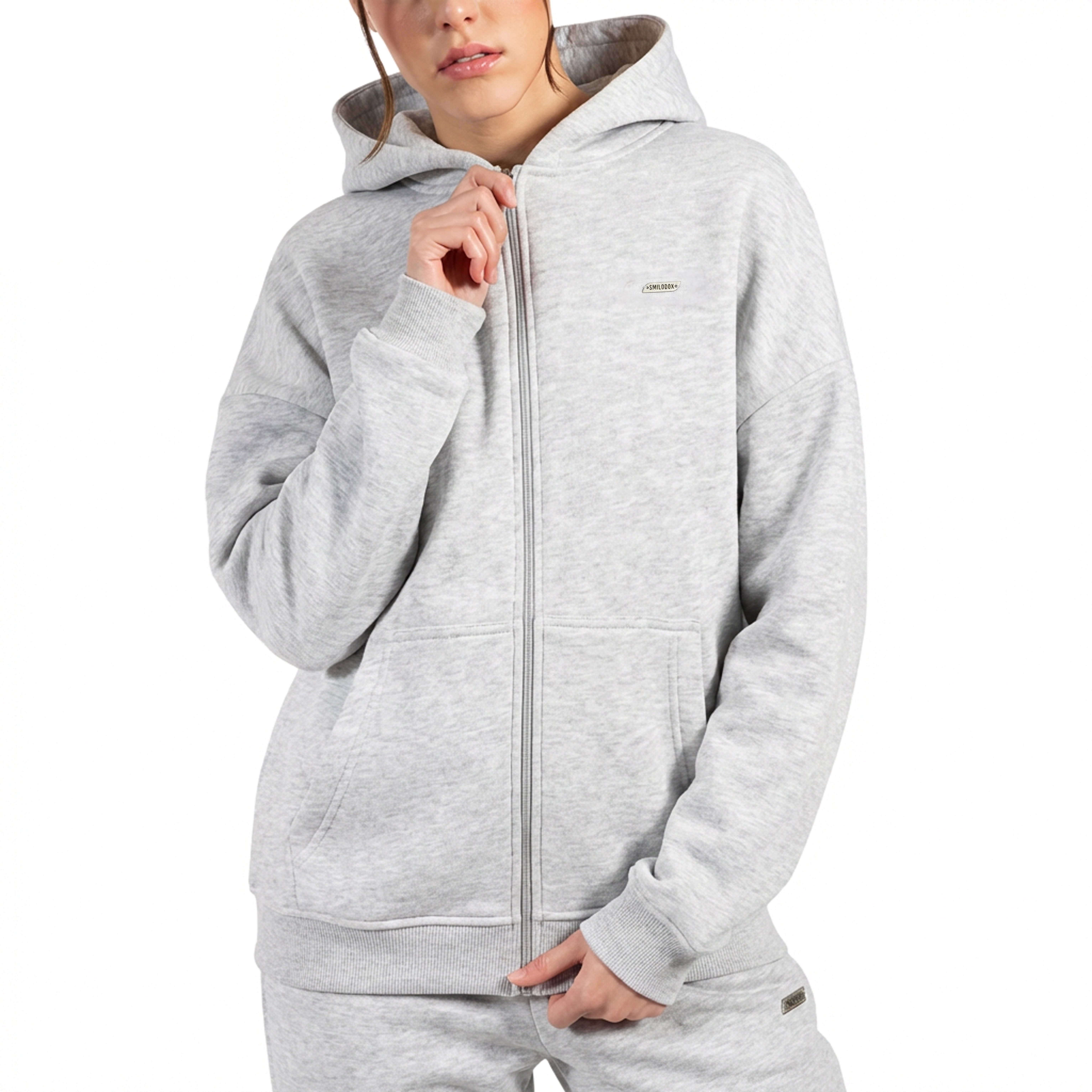 Smilodox Hoodie Lyanna, Oversize Kapuzenpullover Langarm weicher Flauschige günstig online kaufen