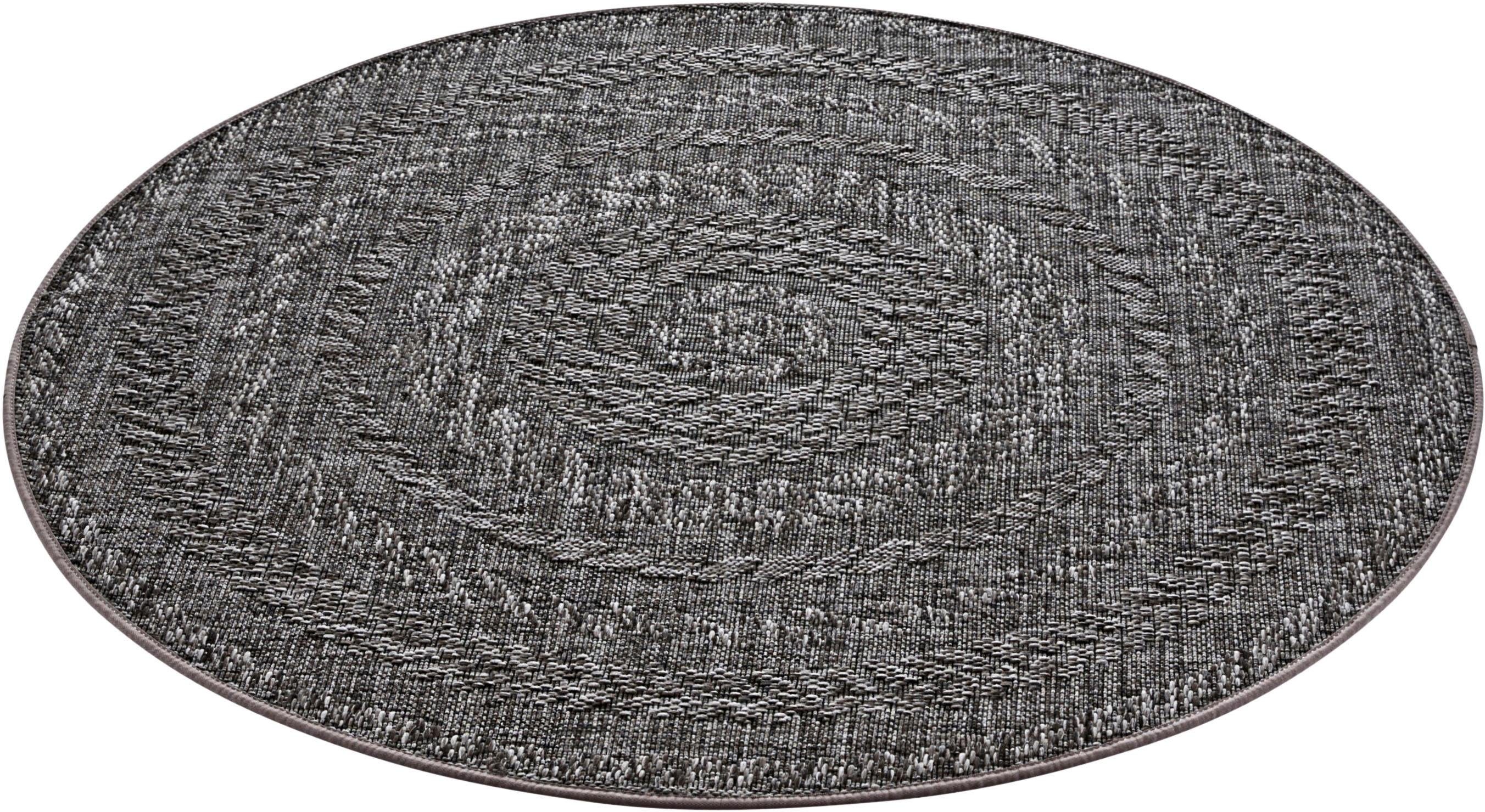 Teppich »Almendro«, NORTHRUGS, rund, Höhe 6 mm, Inund Outdoor