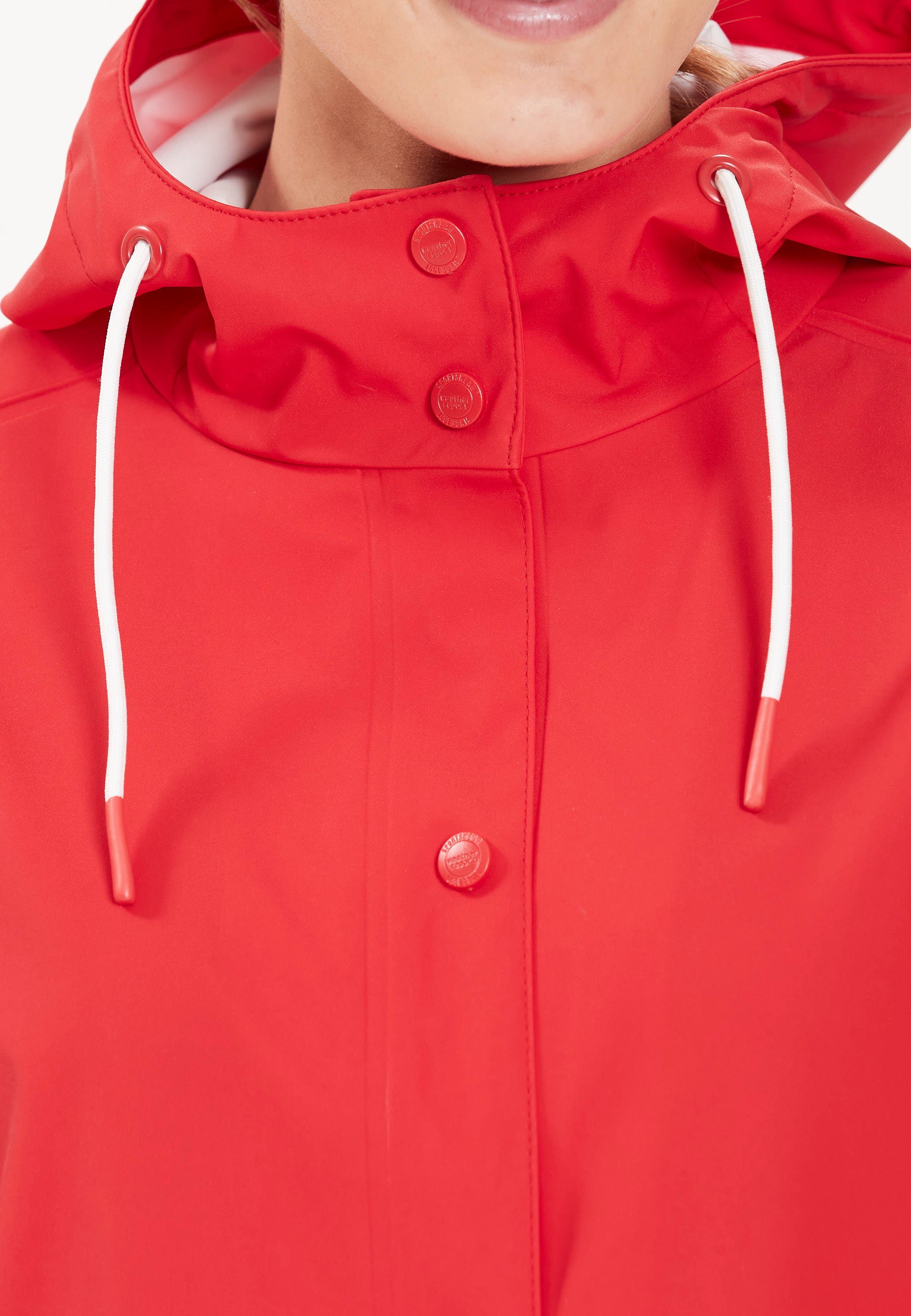 WEATHER REPORT Regenjacke TASS mit rot hochwertiger 5000 W Regenausstattung W-PRO