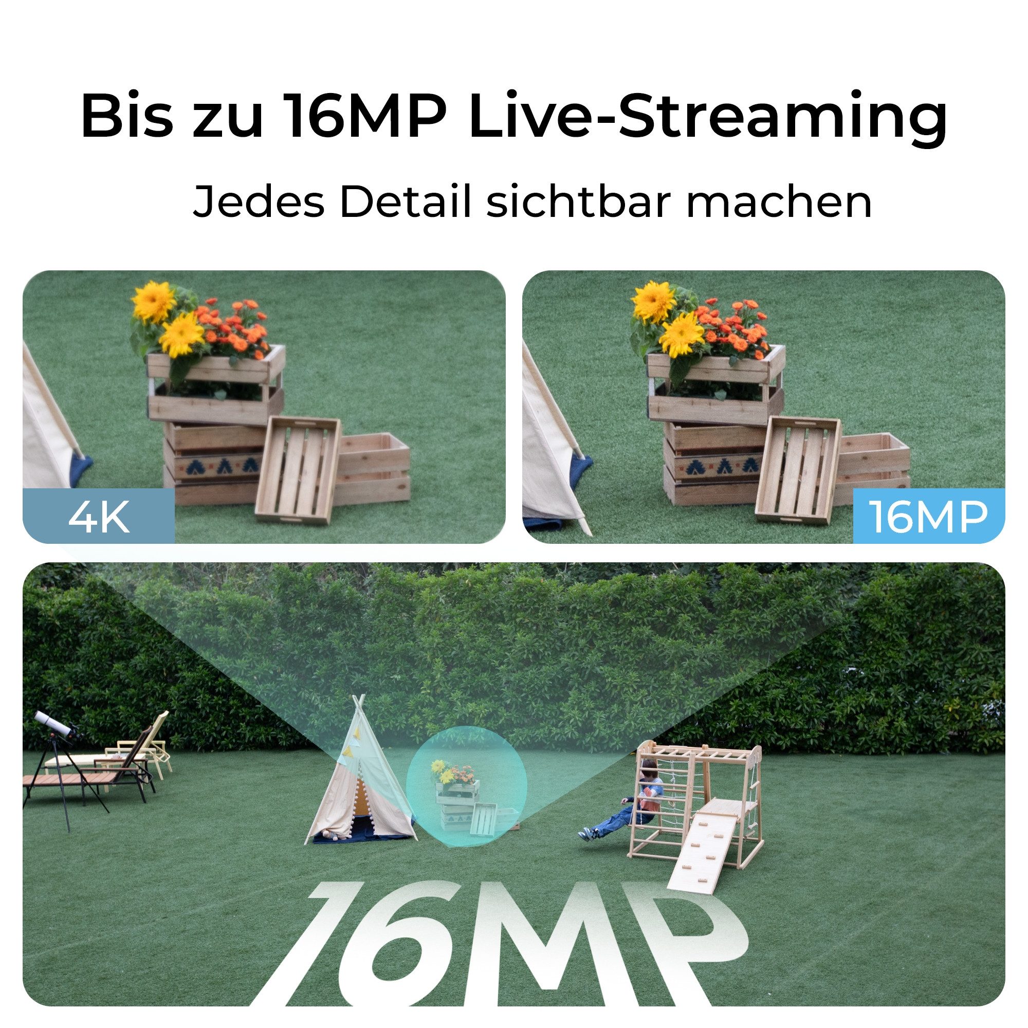 Reolink Überwachungskamera Zubehör Home Hub Pro (Innenbereich, Wi-Fi 6-fähig, Eingebaute 2TB HDD, Unterstützt 24 Reolink Kameras) – Bild 4 von 5
