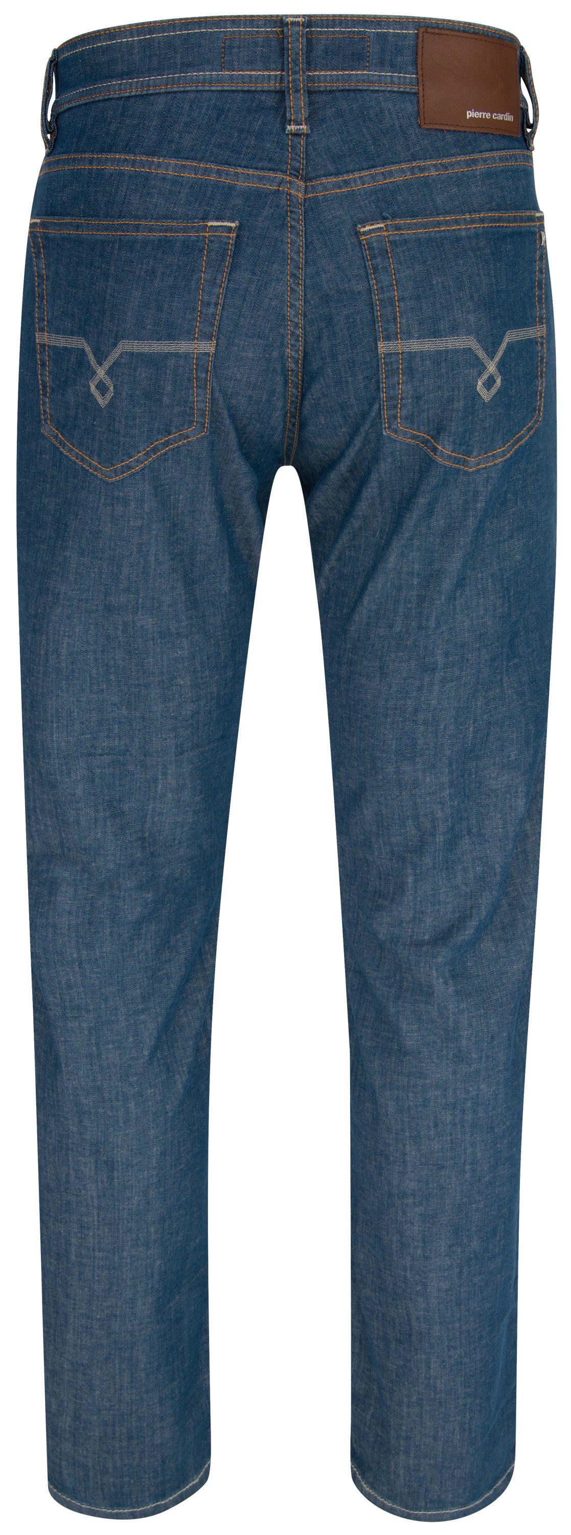 Herren Jeans Pierre Cardin 5-Pocket-Jeans PIERRE CARDIN DEAUVILLE summer air touch dove