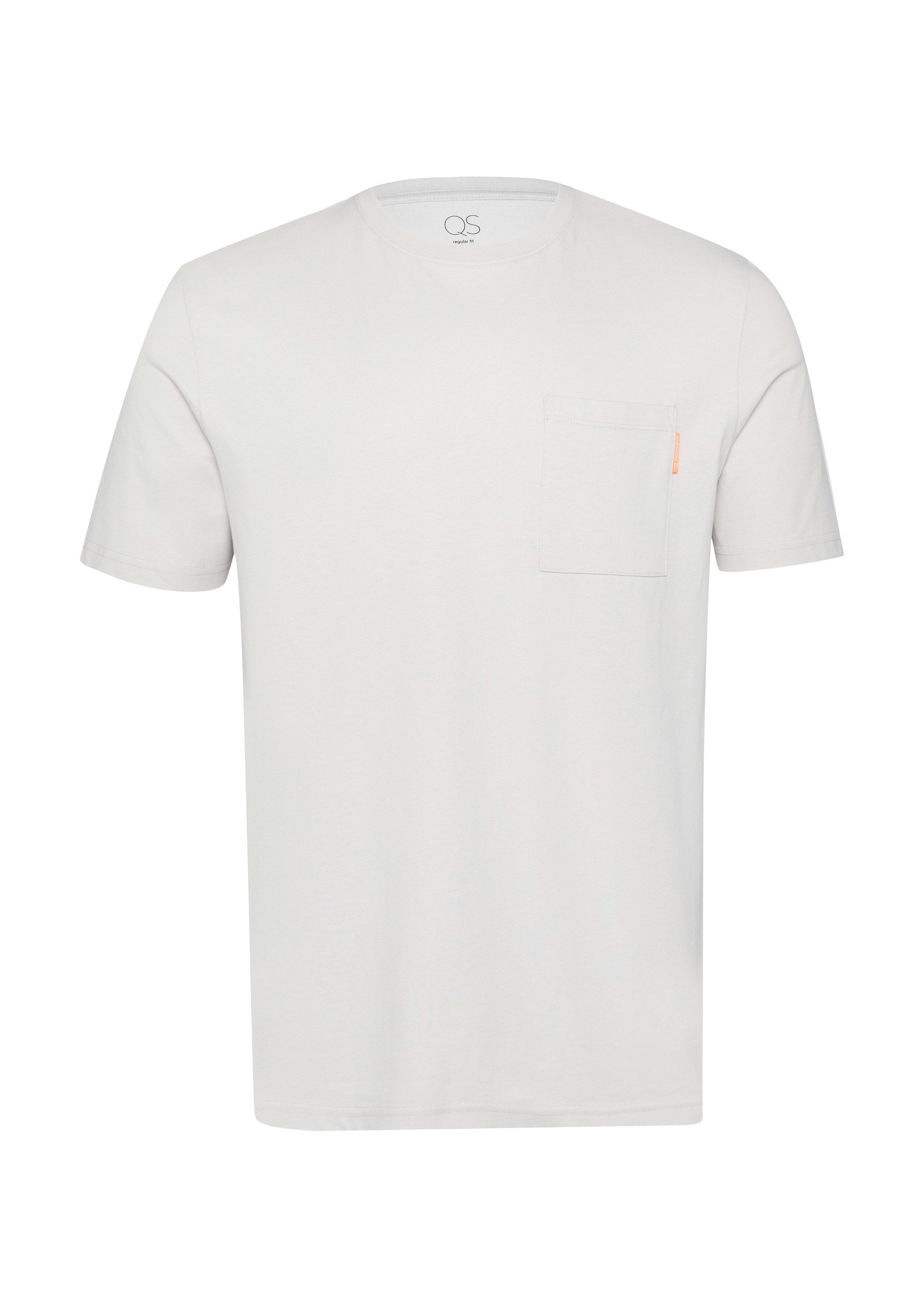 QS Kurzarmshirt T-Shirt T-Shirt mit Brusttasche günstig online kaufen