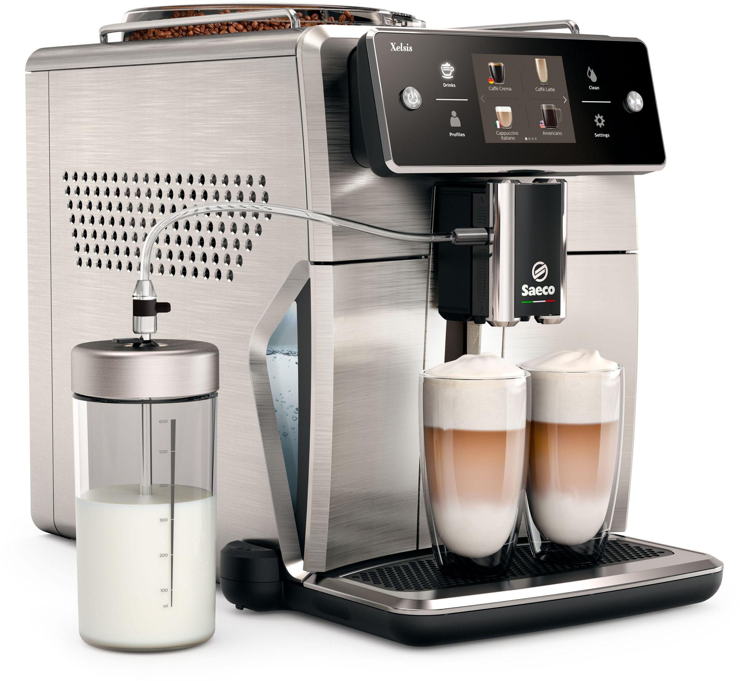 Image of Saeco Kaffeevollautomat SM7785/00 Xelsis, 20 Kaffeespezialitäten wählbar, edelstahl/anthrazit