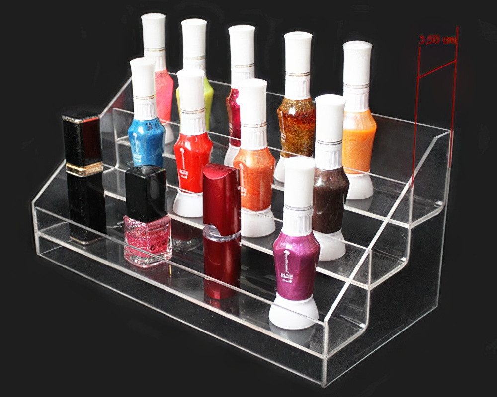 Yudu Aufbewahrungsbox Acryl Warentreppe Lipstick-Ständer Warenständer günstig online kaufen