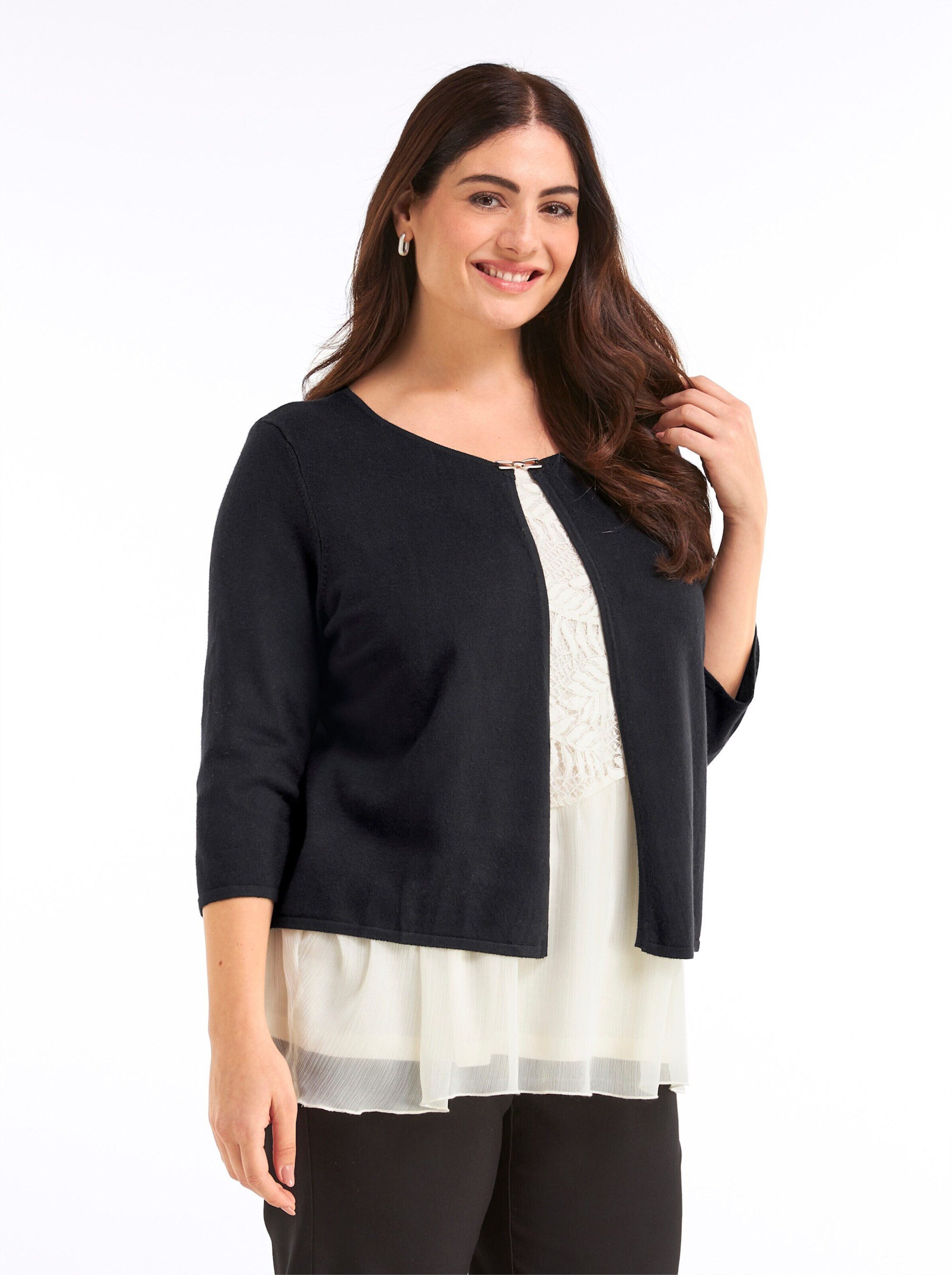 Witt Strickjacke Bolero 3/4-Arm Jersey