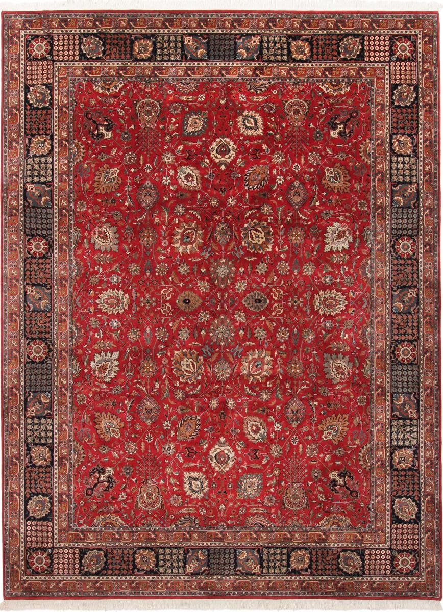 12 Orientteppich, Nain Täbriz mm Trading, Orientteppich Höhe: 276x371 Handgeknüpfter rechteckig,