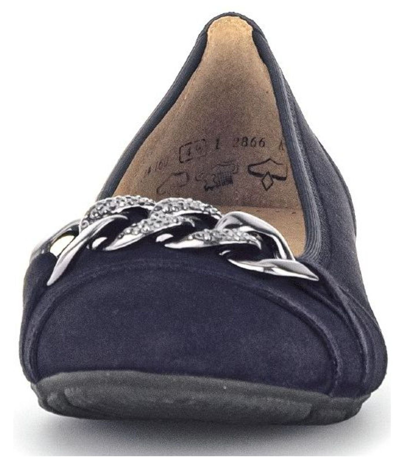 Gabor Ballerinas Leder Ballerina (atlantik Blau 16) 