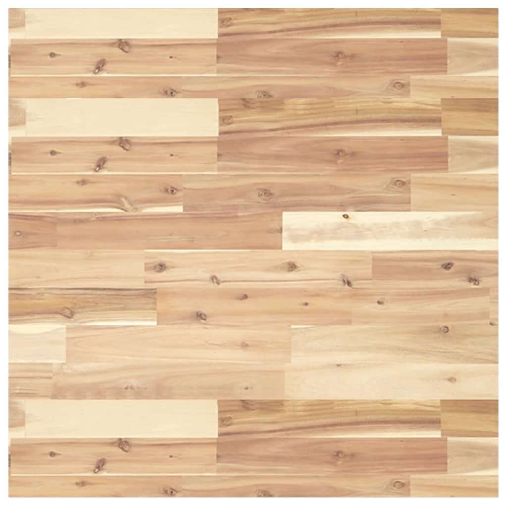vidaXL Tischplatte Tischplatte Quadratisch 70x70x2 cm Massivholz (1 St)