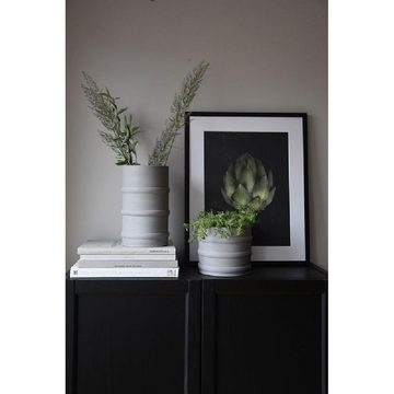 Storefactory Blumentopf Übertopf Vase Arby Light Grey (15cm)
