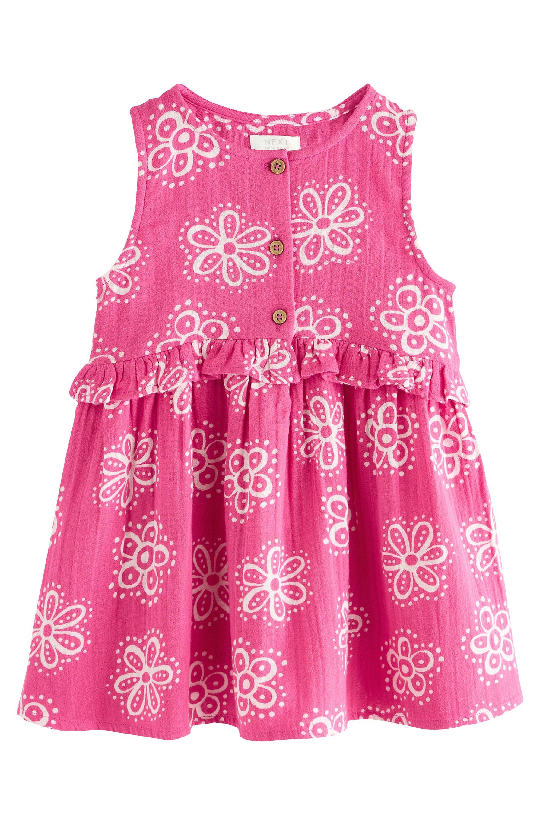Next Vokuhila-Kleid Ärmelloses Kleid mit Schößchen günstig online kaufen