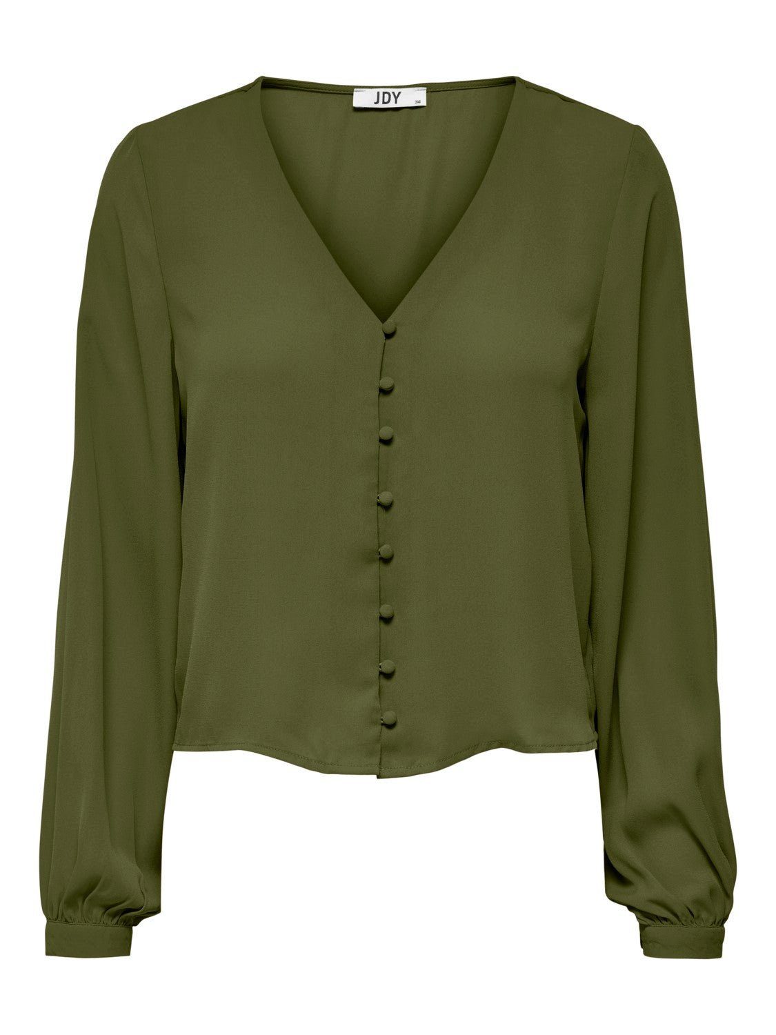 JDY Klassische Bluse Hermine (1-tlg) Dark Olive | Blusen