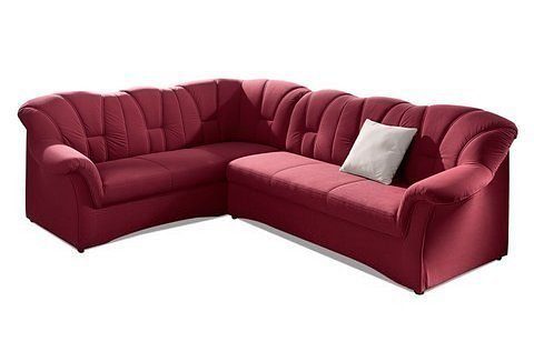 DOMO collection Ecksofa Papenburg B/T/H: 242/190/84 cm L-Form, wahlweise mit Bettfunktion, Langer Schenkel links oder rechts