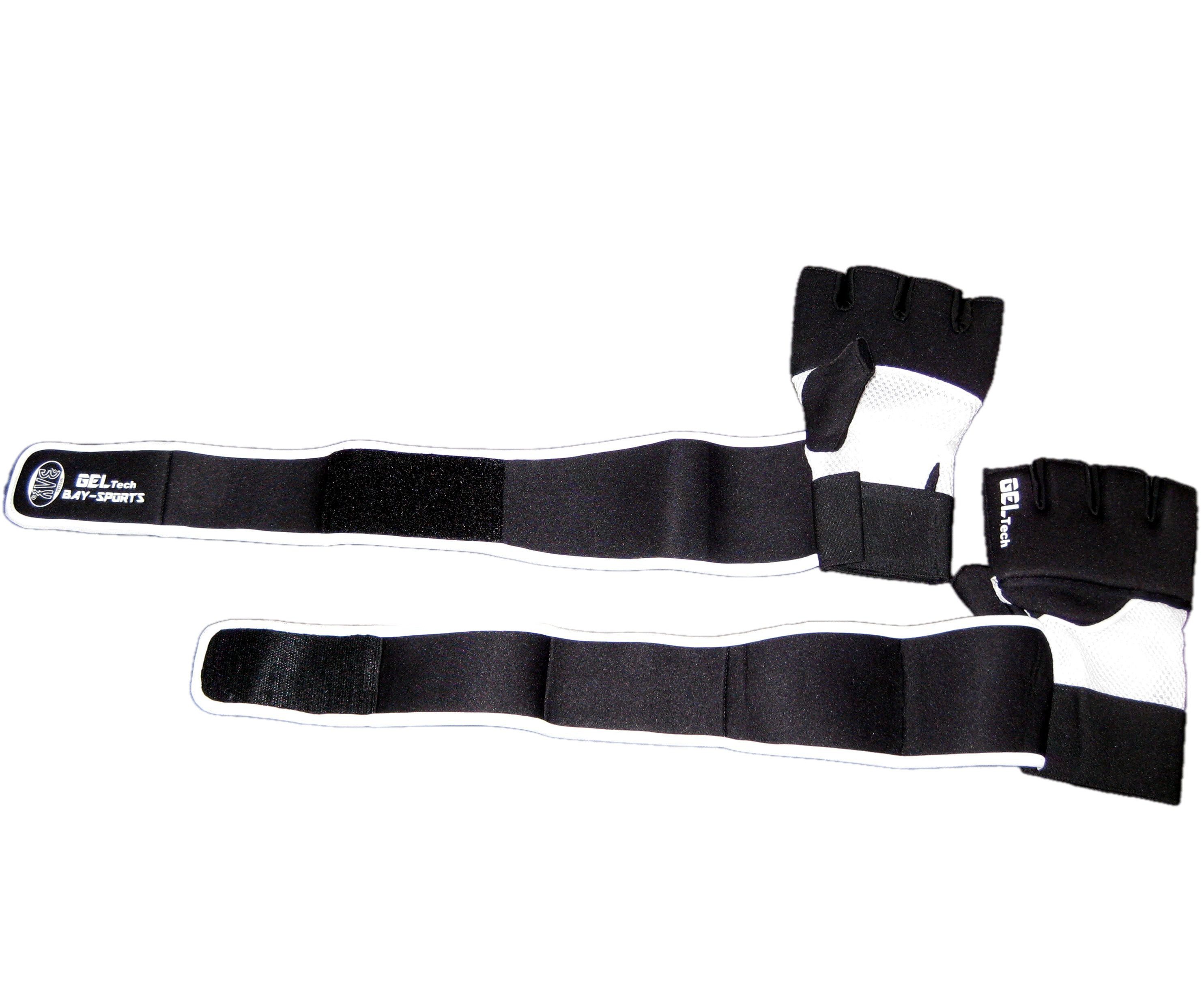 BAY-Sports MMA-Handschuhe Winsome Krav Maga Free Fight Handschutz Handschützer Faustschutz (Paar), Neopren, Gel Pads, Mesh, XS - XL, ideale Passform