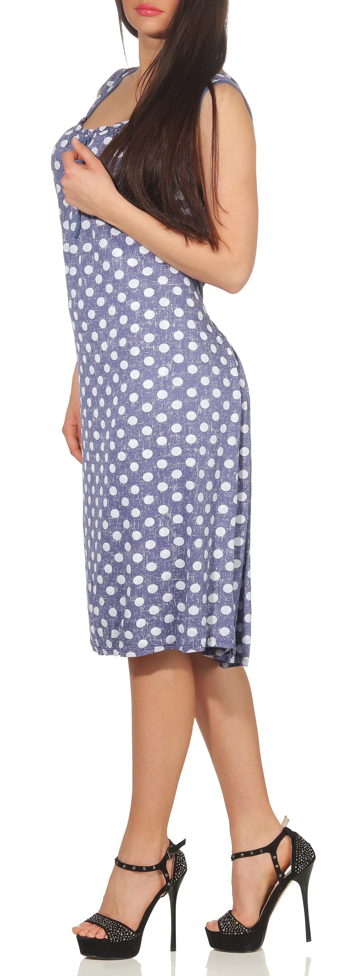 simaranda Sommerkleid 32 Sommerkleid Strandkleid Maxikleid mit Print – Bild 2 von 4
