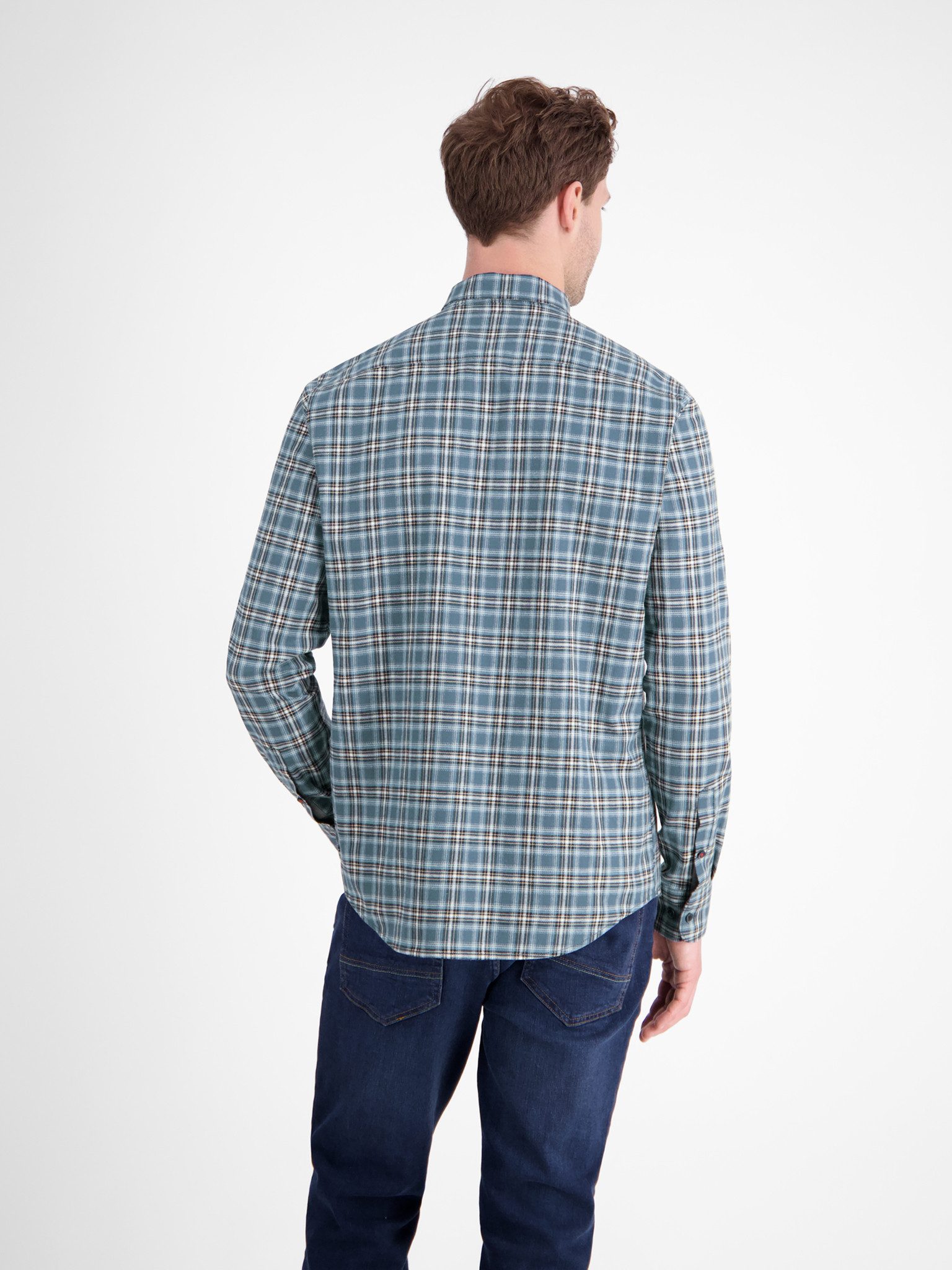 LERROS Karohemd langarm, mit Button-Down-Kragen günstig online kaufen