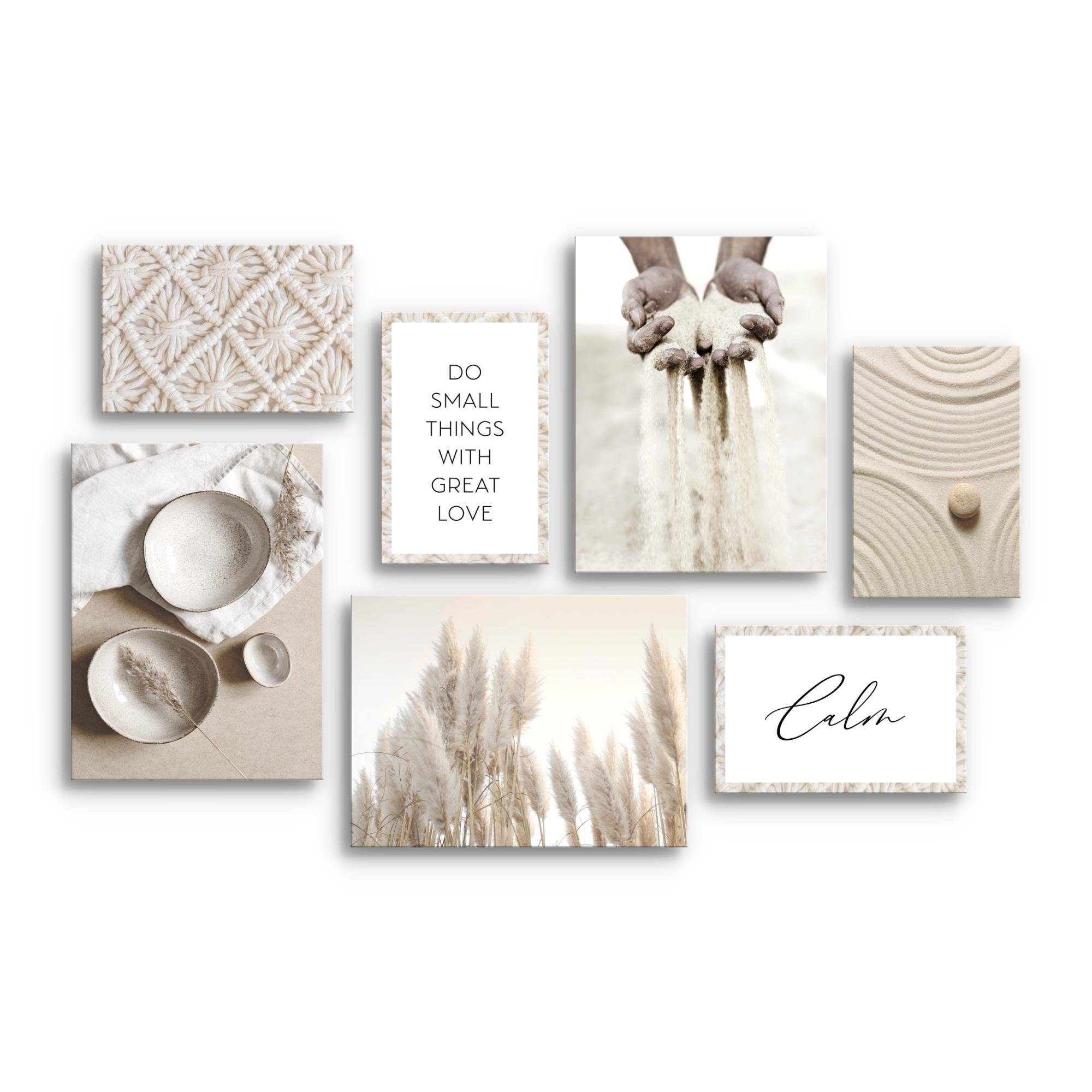 Novart Wandbild Wandbilder Wohnzimmer Boho Natur günstig online kaufen