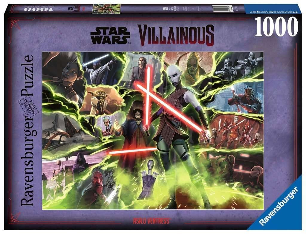 Ravensburger Puzzle Ravensburger 17341 Star Wars Villainous Asajj Ventress 1000 Teile, 1000 Puzzleteile, Made in Europe