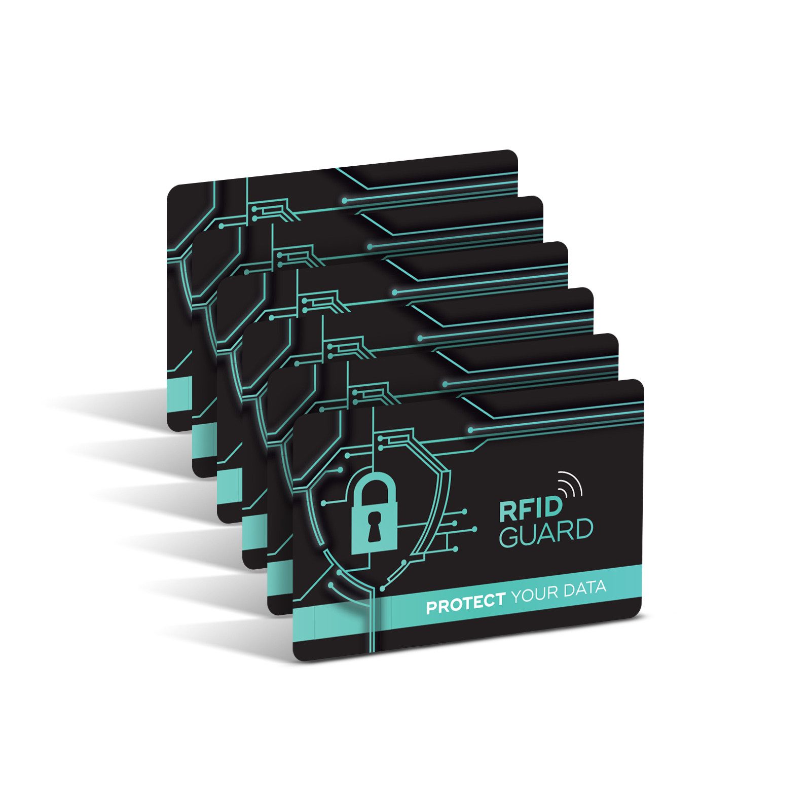 Tec-Expert Geldbörse RFID GUARD 6x RFID NFC Scan Blocker Karte Abschirmung günstig online kaufen