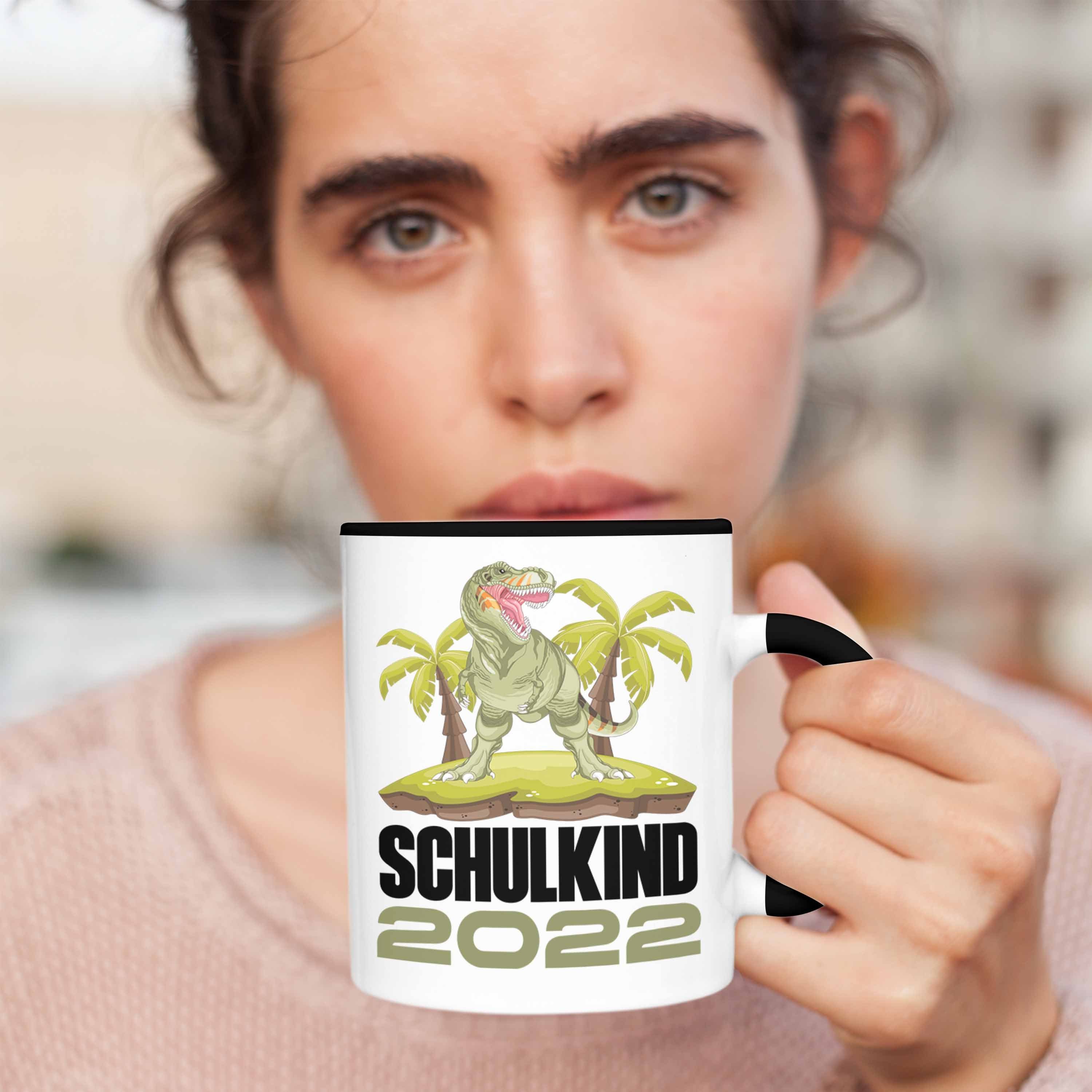 Tasse 1 Schultüte Füllung Schultag Schulstart - Jungs Geschenkidee Tasse Trendation Schwarz für Geschenk Schulkind Schulanfang Einschulung Trendation Schuleinführung 2022 Junge