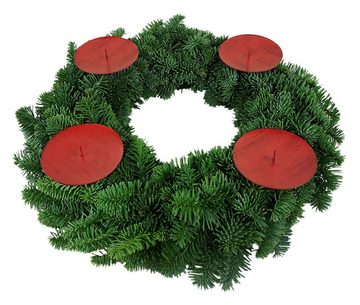 Novaliv Kerzenständer 24127-Var (Spar-Set, 4 St., 4x Mit Dorn 6,5 cm ROT lackiert Kerzenpicks mit Dorn - Rot), Kerzenpicks mit Dorn - Rot