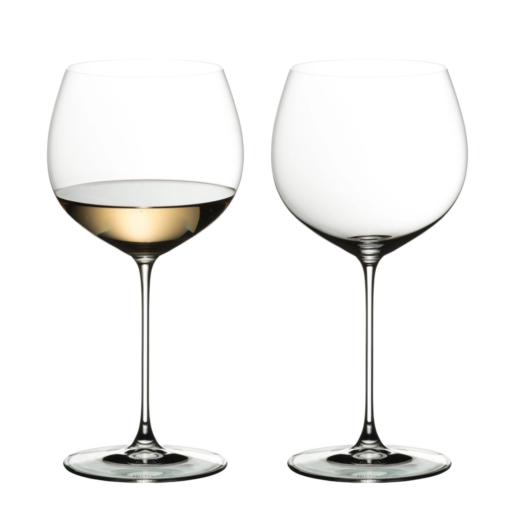 RIEDEL THE WINE GLASS COMPANY Weißweinglas Riedel Weinglas Veritas im Eichenfass gereifter Chardonnay Vorteilset, Kristallglas