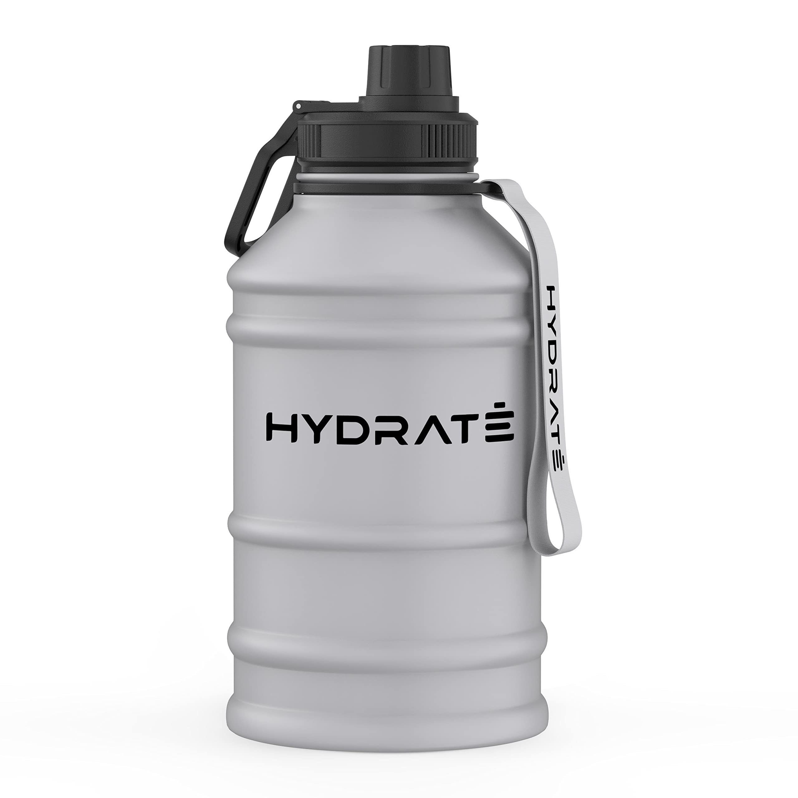 Hydrate Trinkflasche, 2.2l Bottles Edelstahl Nardo Grau