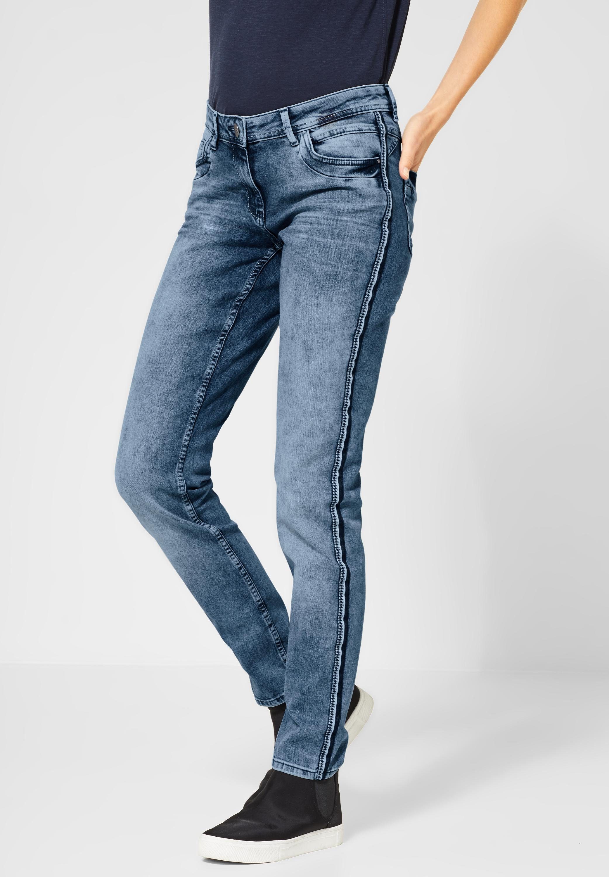 Cecil Loose fit Jeans mit Crinkles und Highlights Cecil Loose fit Jeans mit Crinkles und Highlights