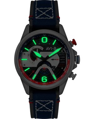 AVI-8 Chronograph AVI-8 AV-4056-09 Herrenuhr Hawker Harrier Dual Ret