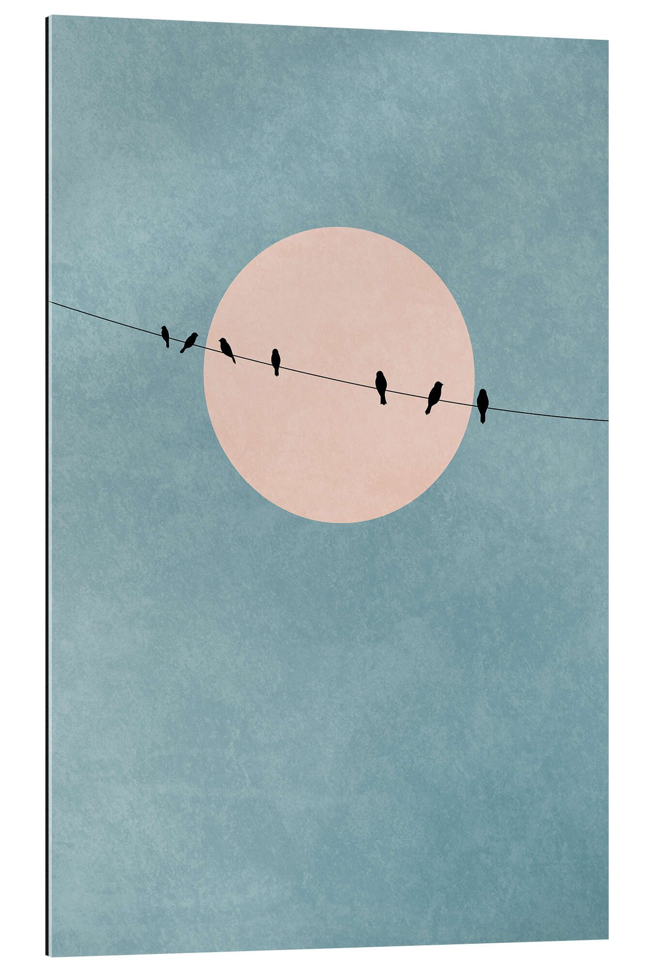 Posterlounge XXL-Wandbild KUBISTIKA, The Beauty Of Silence, Schlafzimmer Skandinavisch Grafikdesign