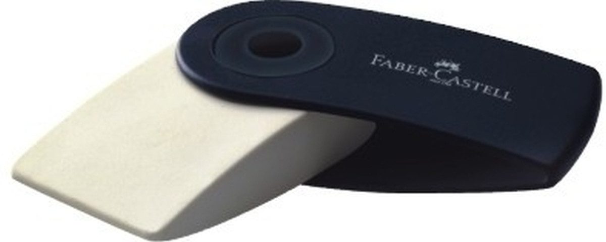 Faber-Castell Radiergummi Radierer Sleeve mini schwarz (24 Stück)