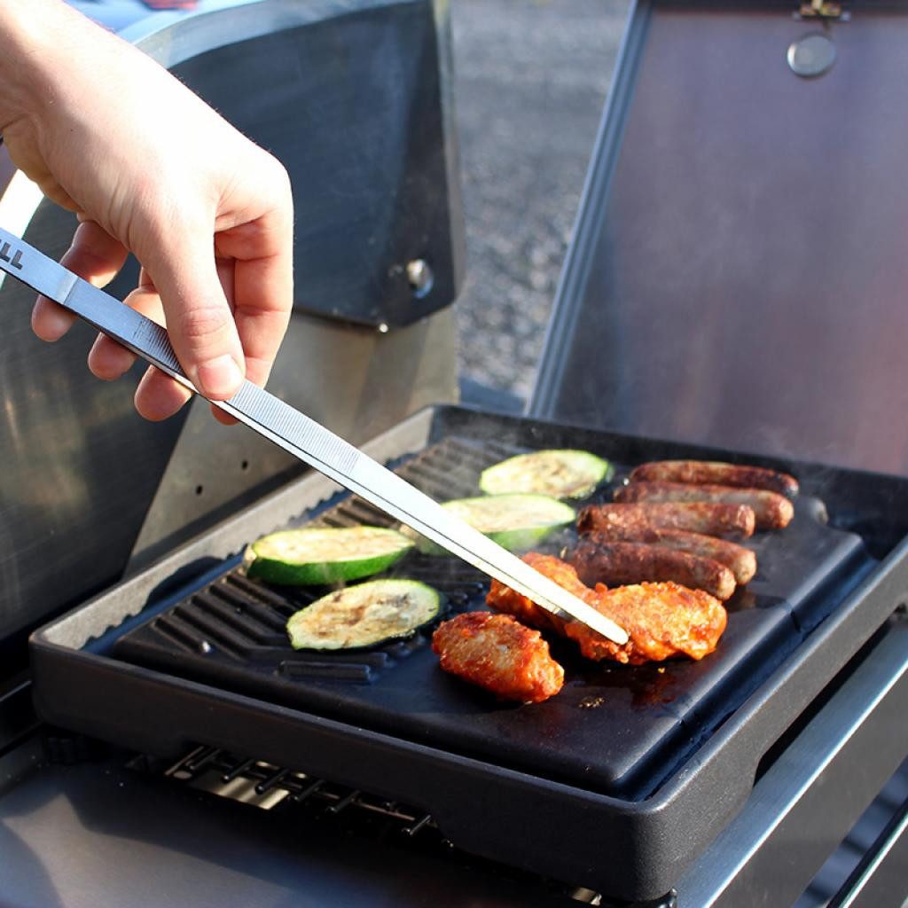 All Grill Grillplatte Gussgrillplatte für alle Seitenkocher