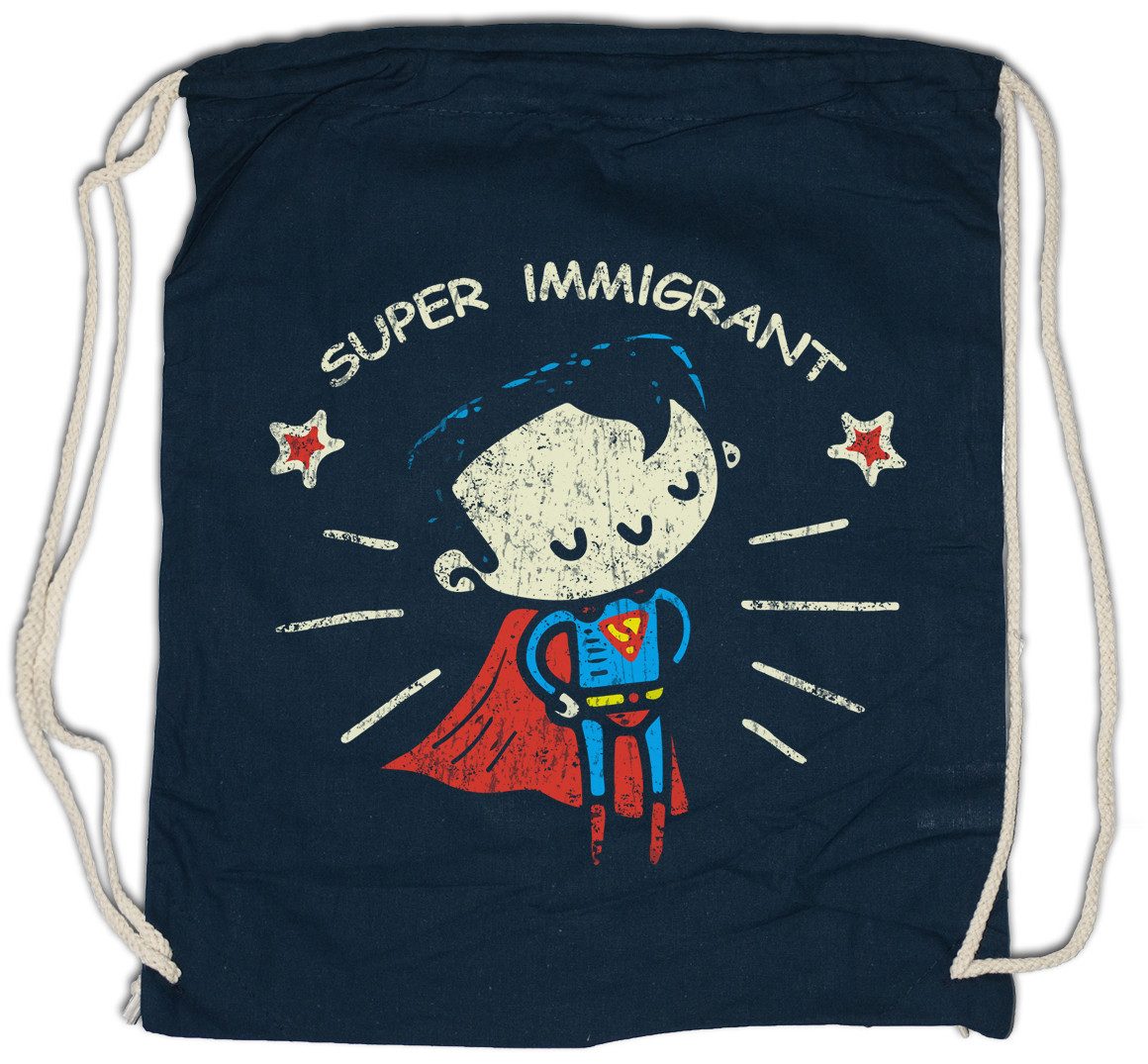 Turnbeutel Proud Immigrant Turnbeutel Super Refugee Einwanderer Man Flüchtling S