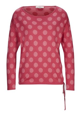 HEINE CASUAL пуловер с Tupfen-Jacquard