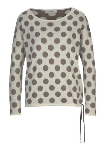HEINE CASUAL пуловер с Tupfen-Jacquard