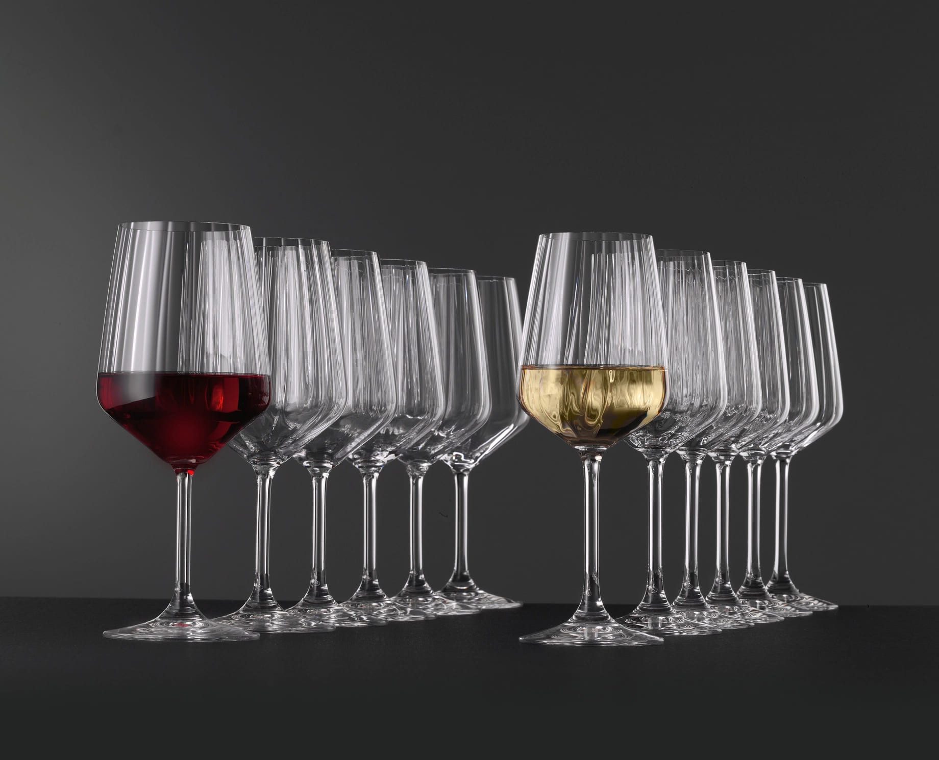 SPIEGELAU Gläser-Set Lifestyle Rot- und Weißweingläser 12er Set, 12-tlg., Glas