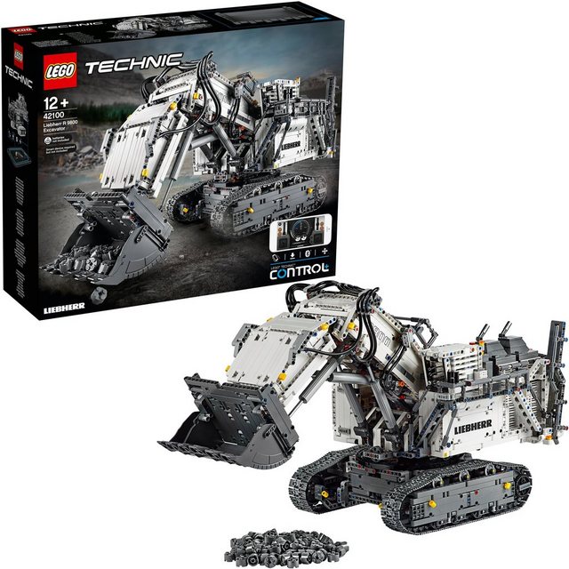 Image of LEGO® Konstruktionsspielsteine »Liebherr Bagger R 9800 (42100), LEGO® Technic«, (4108 St)