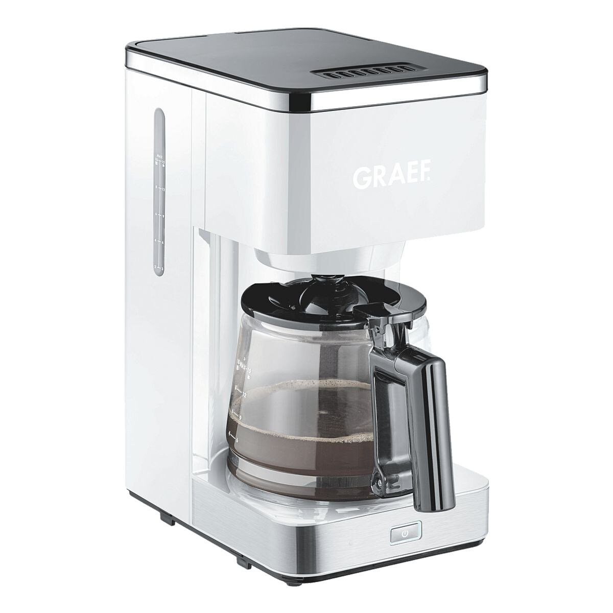 Graef Filterkaffeemaschine FK401, 1.25l Kaffeekanne, Kaffeemaschine bis 15 Tassen, mit Glaskanne, 1000 Watt