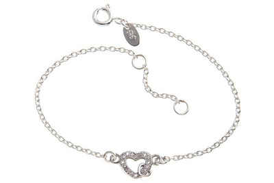 Silberkettenstore Silberarmband Fashion Line Armband Amore - 925 Silber, Länge wählbar von 18-23cm