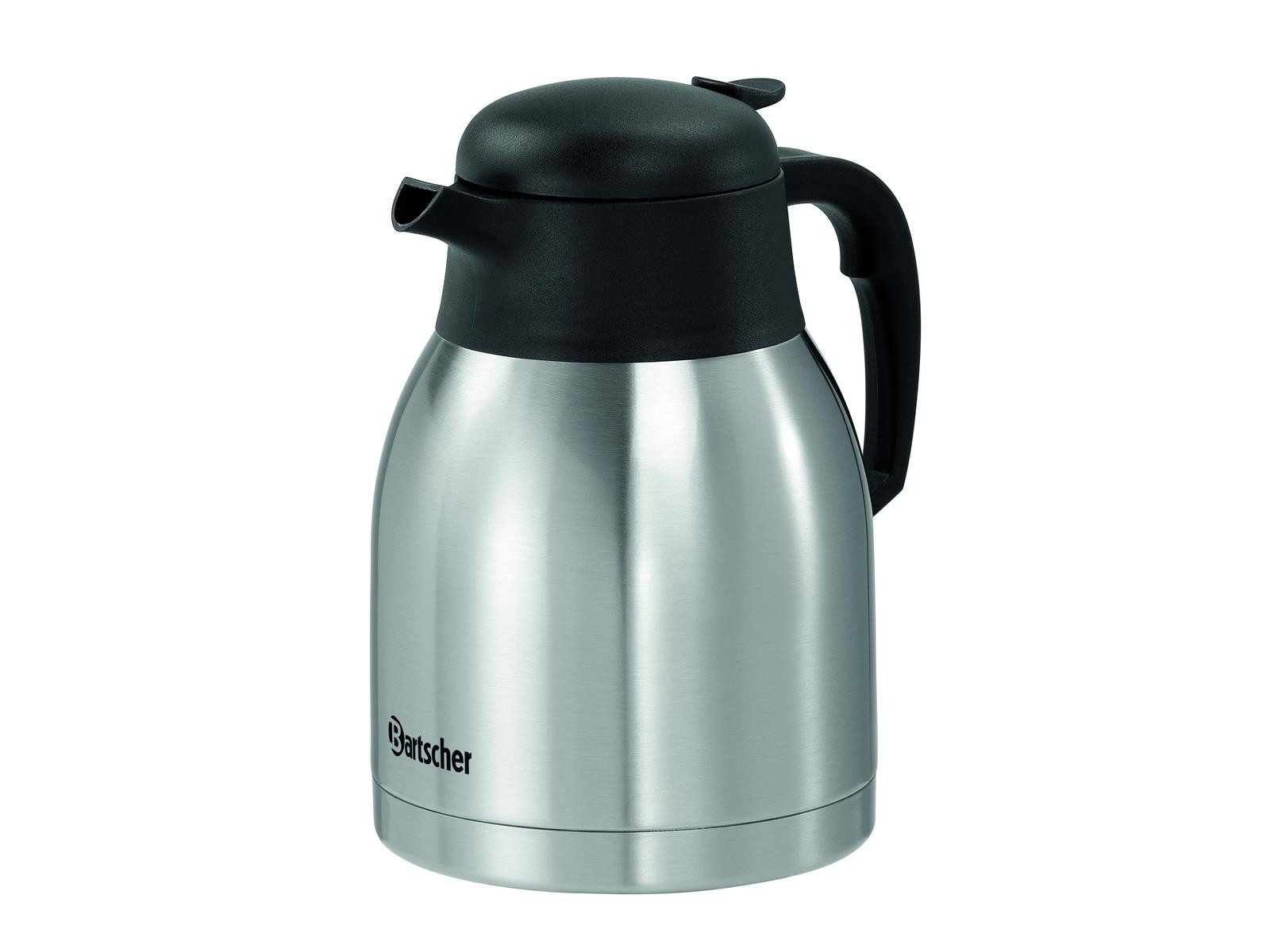 Bartscher Isolierkanne Isolierkanne 1,5L-ST, 1,5 Liter, Edelstahl, 190114