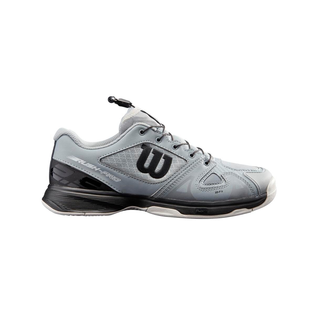 Wilson Rush Pro QL (Quicklace) Allcourt grau Kinder Tennisschuh
