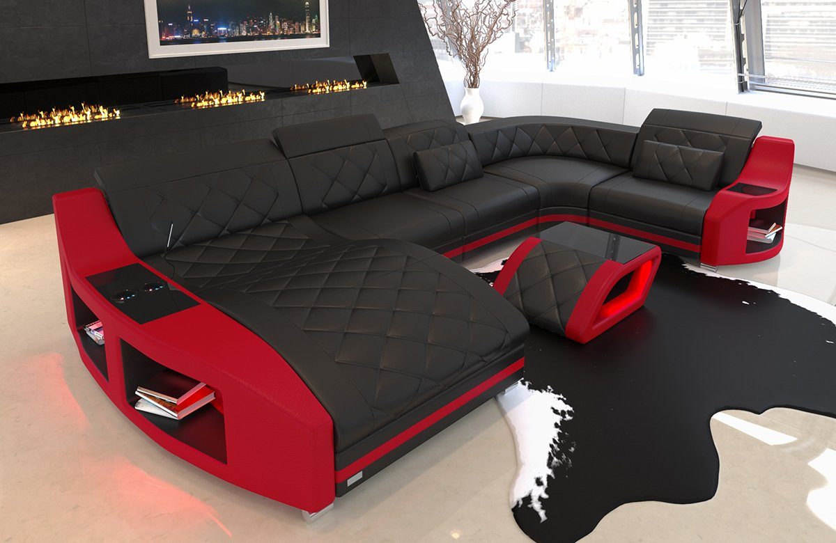 Sofa Dreams Wohnlandschaft Sofa Leder Swing günstig online kaufen