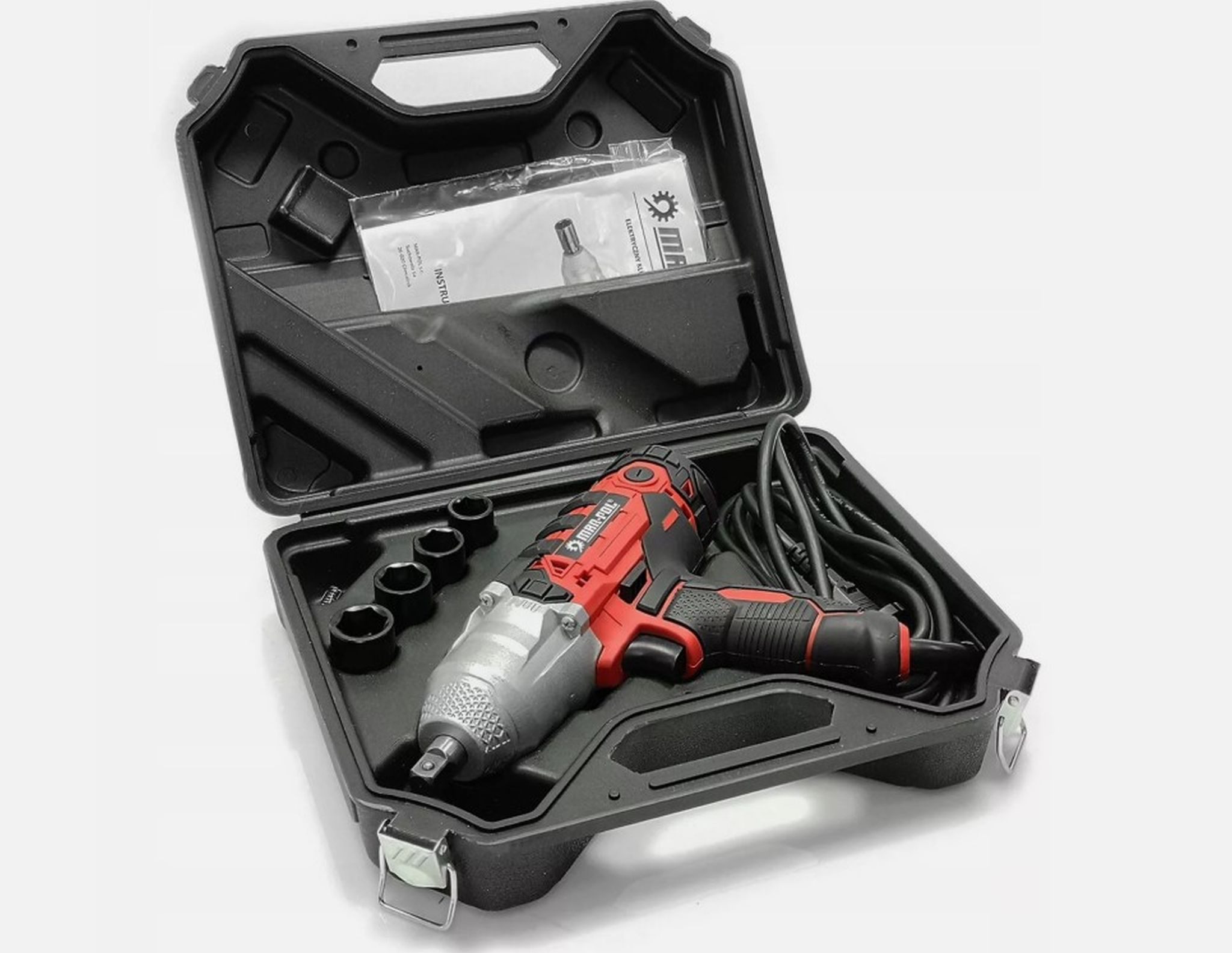 Mar-Pol Schlagschrauber Elektro Schlagschrauber 1/2" 720NM Koffer Nüsse 450W, (1-tlg)
