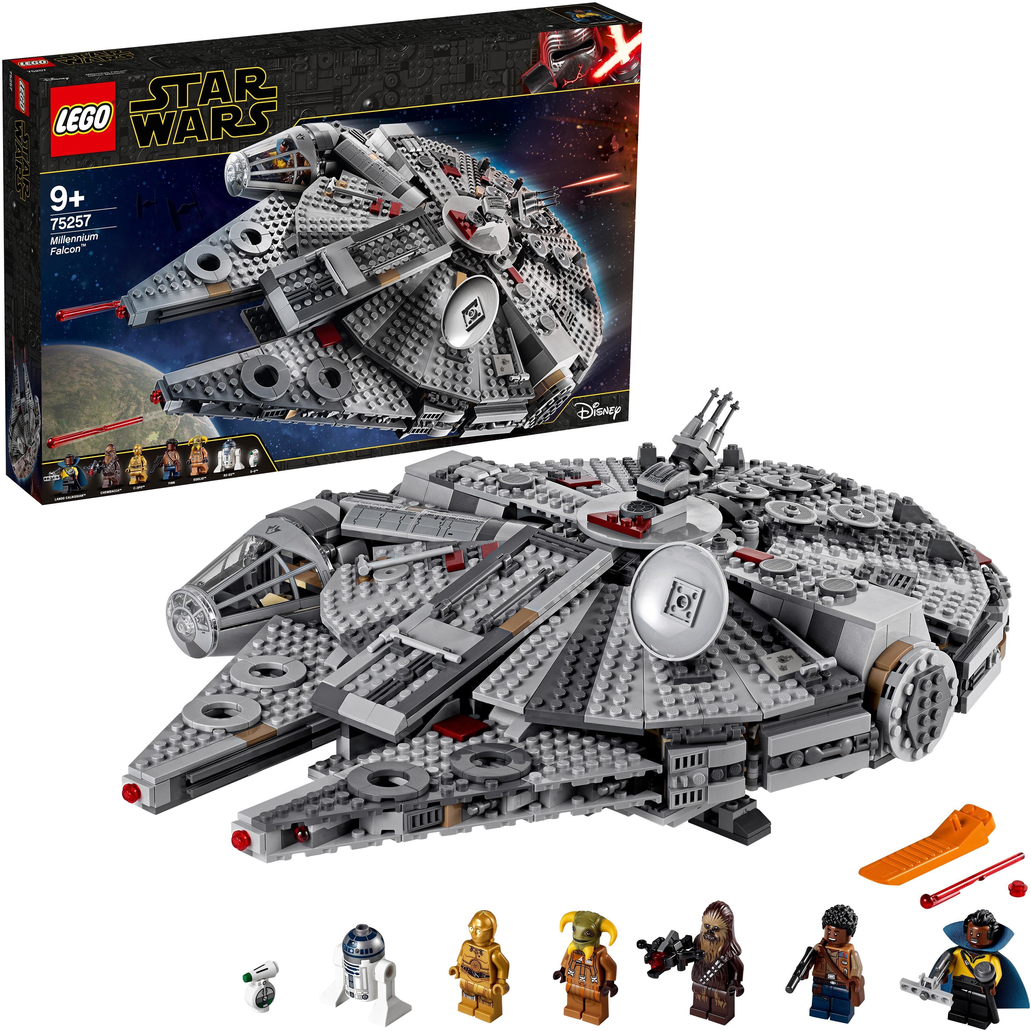 Image of LEGO® Konstruktionsspielsteine »Millennium Falcon™ (75257), LEGO® Star Wars™«, (1351 St), Made in Europe