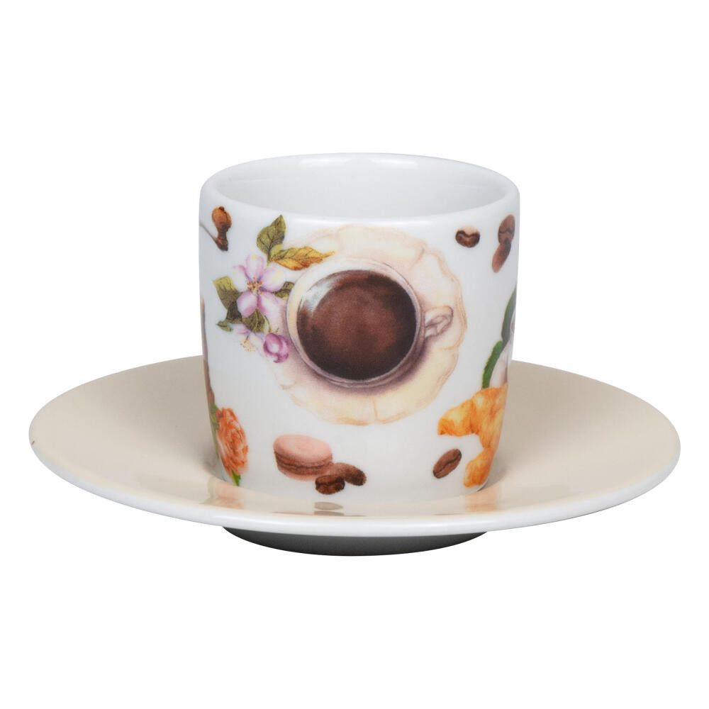 Könitz Espressotasse Coffee Birds, 85 ml, Porzellan