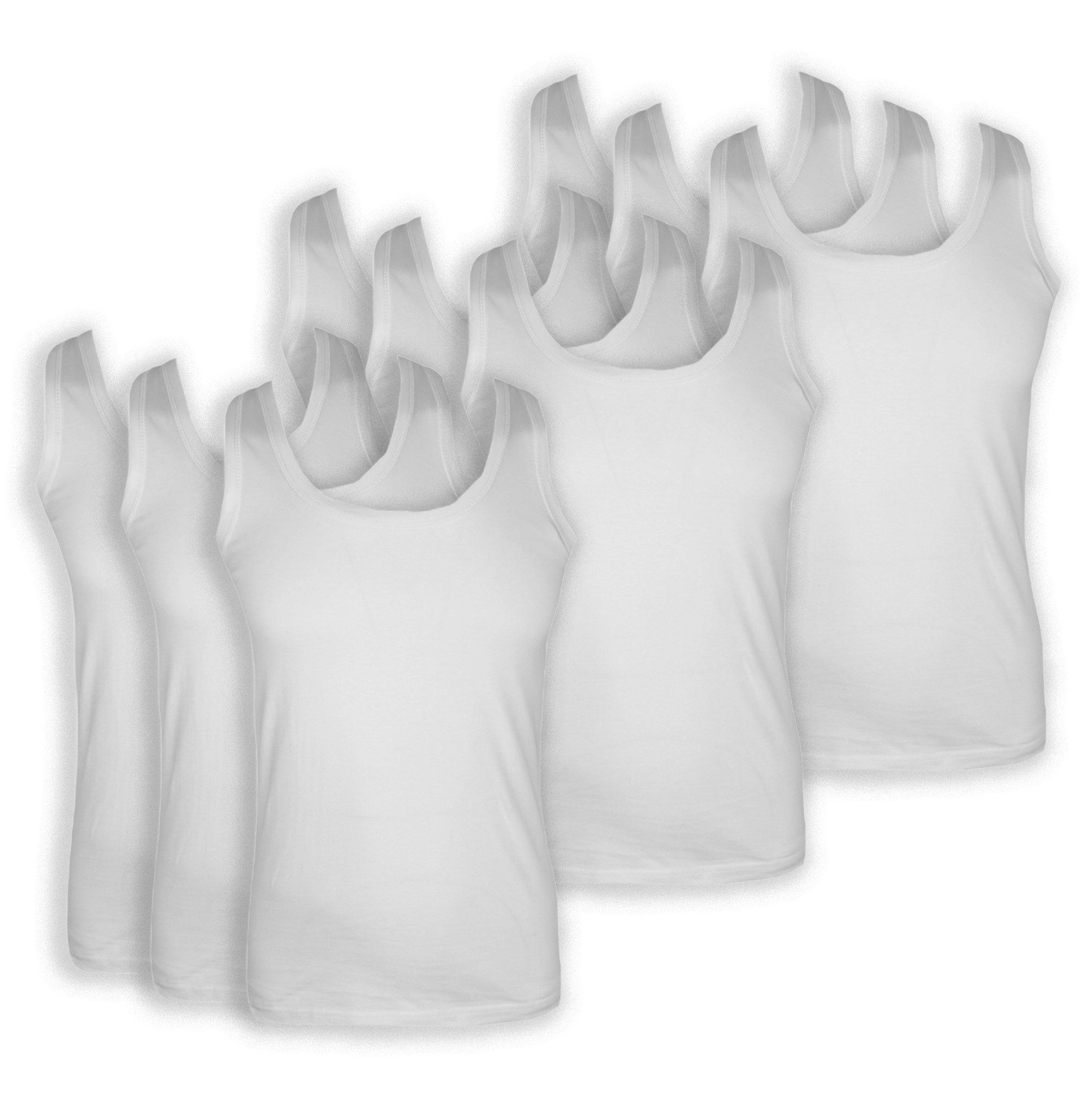 erdem iç giyim Unterhemd Herren Tank Top 9er-Pack, Baumwolle, Bequem, Strap günstig online kaufen