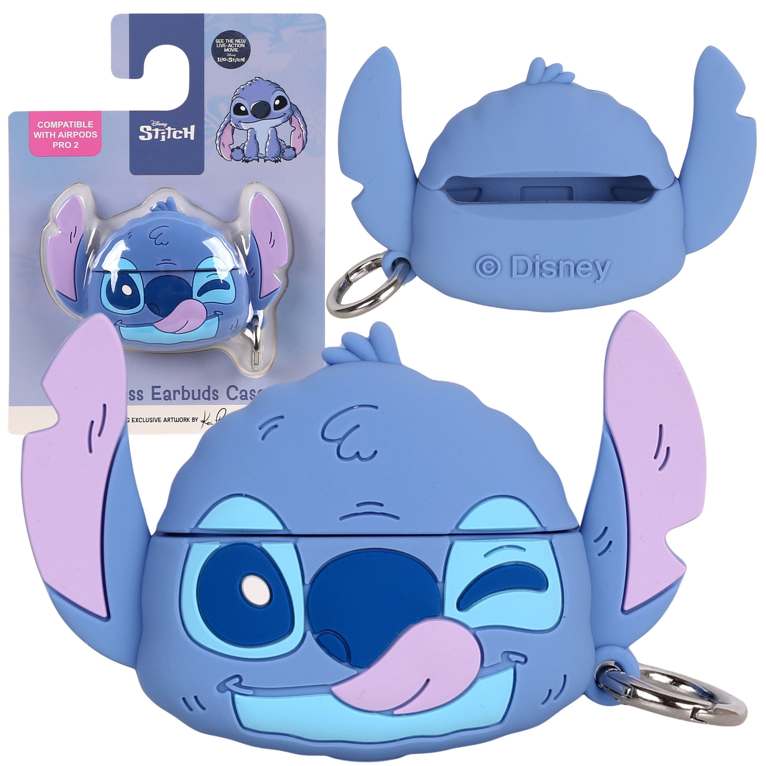 Kopfhörer-Schutzhülle Disney Stitch Silikonhülle für AirPods Pro 2 – Kopfhörer-Etui