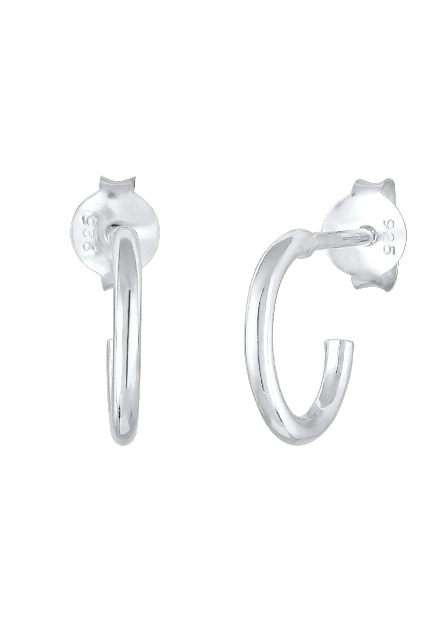 Elli Paar Creolen Ohrstecker Creolen 925 Sterling Silber